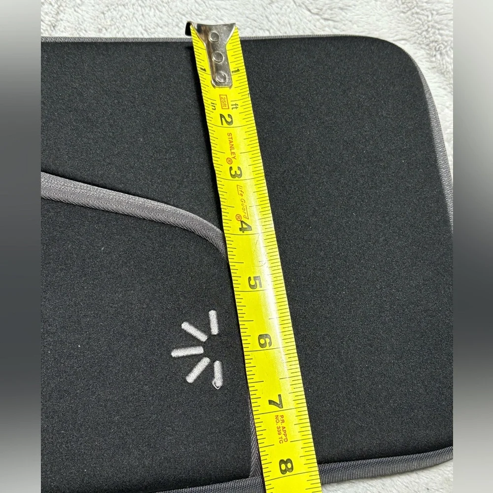 Gray and Black Tablet Sleeves Durable Neoprene Design